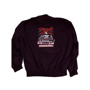 Dale Earnhardt Snap-On VTG USA Made Sportswear Jacket  XL Embroidered Black